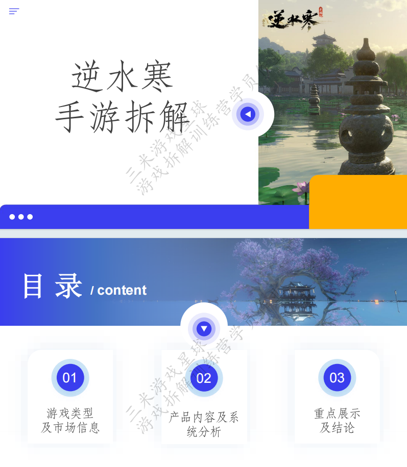【游戏星球拆解训练营】《逆水寒手游》拆解（学员高分作品）-拆解报告社区-游戏星球-三米星球：游戏人&互联网人终身成长的平台