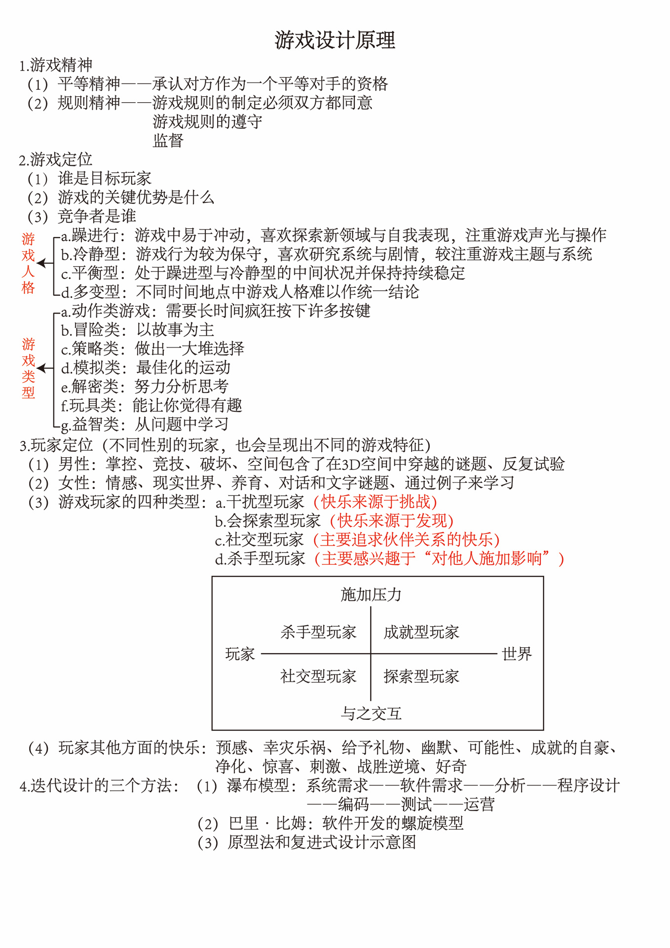 【游戏策划】游戏设计原理知识点笔记总结-游戏策划社区-游戏星球-三米星球：游戏人&互联网人终身成长的平台