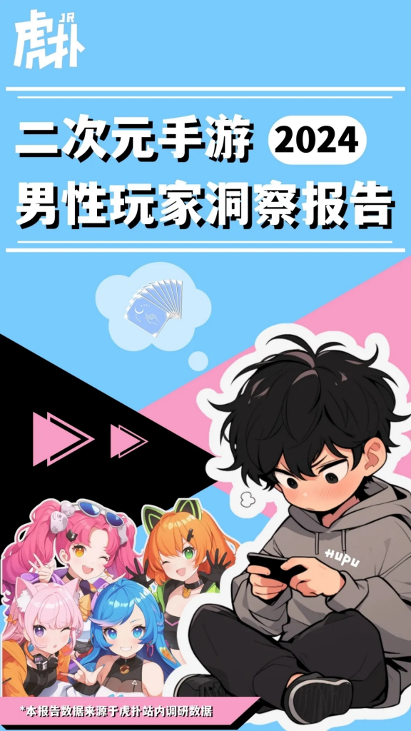 【二次元】2024二次元手游男性玩家洞察报告-虎扑.pdf-游戏运营社区-游戏星球-三米星球：游戏人&互联网人终身成长的平台