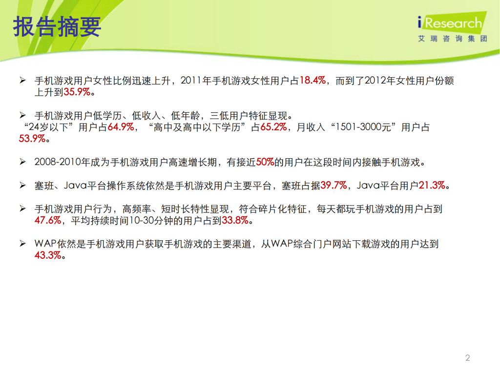 【游戏产业报告】艾瑞咨询：2011-2012年中国手机游戏用户行为研究报告简版_01