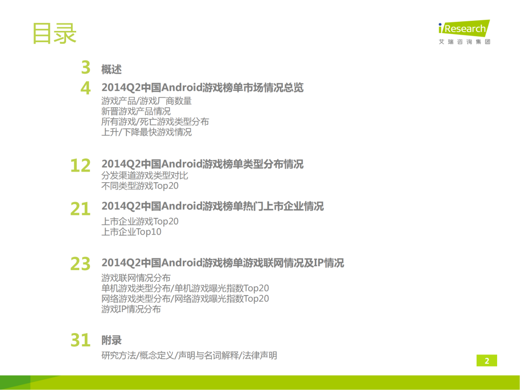 【游戏产业报告】艾瑞咨询：2014Q2中国移动游戏榜单监测报告（Android）_01