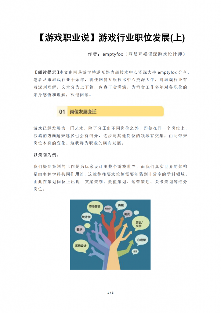 【游戏运营】【游戏职业说】游戏行业职位发展(下)-6页.pdf-游戏运营社区-游戏星球-三米星球：游戏人&互联网人终身成长的平台