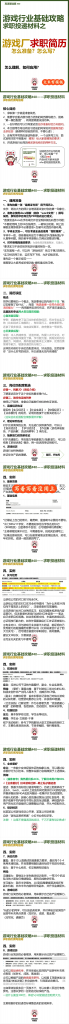 【游戏运营】游戏策划面试：简历手把手教学立通面试.pdf-游戏运营社区-游戏星球-三米星球：游戏人&互联网人终身成长的平台
