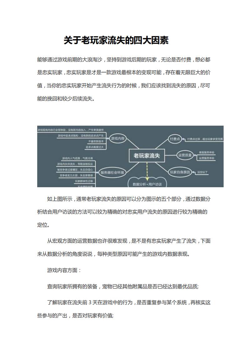 【游戏策划】关于老玩家流失的四大因素.pdf-游戏策划社区-游戏星球-三米星球：游戏人&互联网人终身成长的平台