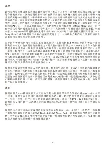 【游戏公司】Bilibili2023半年报.pdf-三米星球:游戏人&互联网人终身成长的平台
