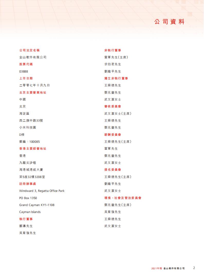 【游戏公司】金山软件2021年报_03