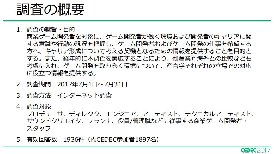 【游戏资讯】2017年日本游戏开发者的生活与工作调查报告_01