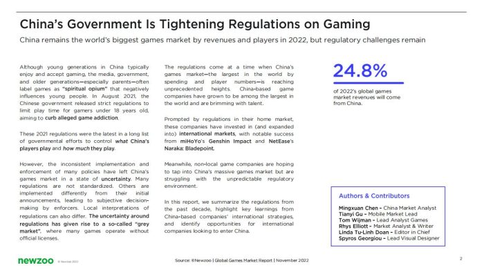 【游戏资讯】Newzoo+中国博彩游戏监管报告-29页.pdf-三米星球:游戏人&互联网人终身成长的平台