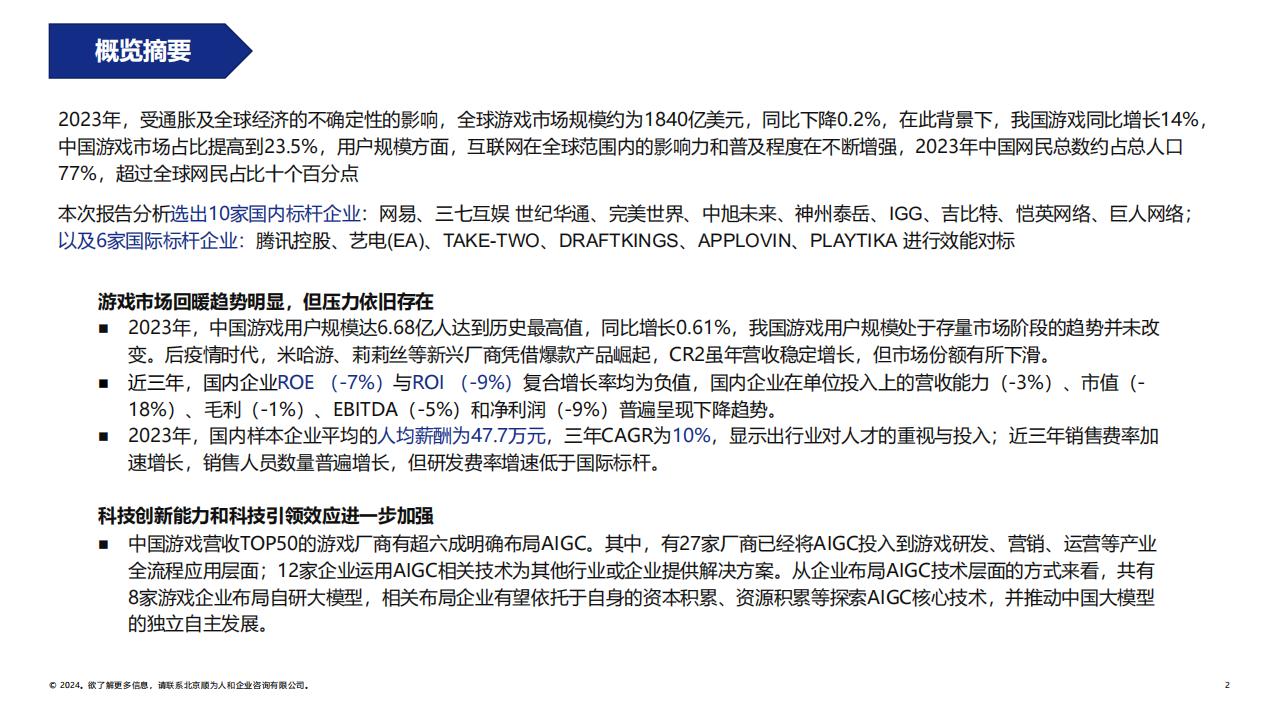 【游戏资讯】【顺为咨询】2024游戏行业组织效能报告-顺为咨询_01
