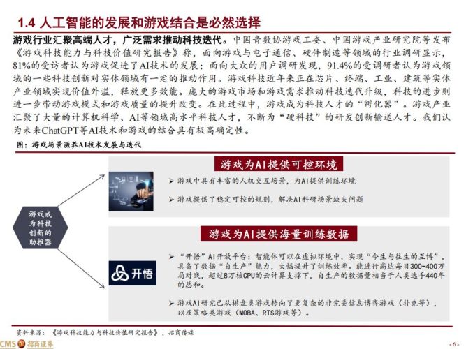 【游戏资讯】传媒互联网：AI 系列报告4-拥抱CHATGPT，游戏行业有望迎来新变革-20230319-招商证券-24页.pdf-三米星球：游戏人&互联网人终身成长的平台