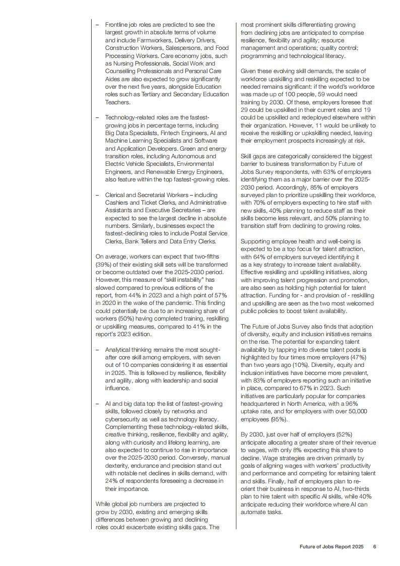 【游戏资讯】世界经济论坛：2025年就业未来报告（英文版）_05