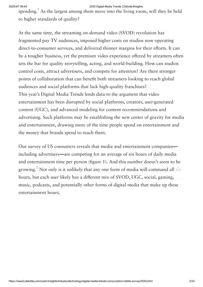 【游戏资讯】社交平台成媒体与娱乐领域主导力量(英文版)-德勤.pdf-三米星球:游戏人&互联网人终身成长的平台