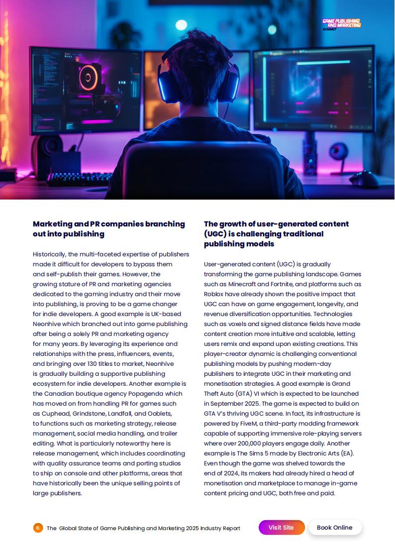 【游戏资讯】（英）2025年全球游戏发行与营销行业研究报.pdf-三米星球：游戏人&互联网人终身成长的平台