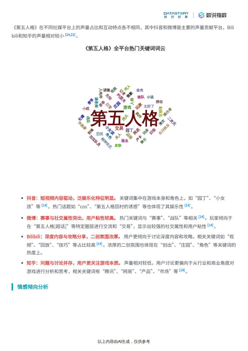 【游戏资讯】《第五人格》社媒营销及运营分析报告-数说故事.pdf-三米星球：游戏人&互联网人终身成长的平台