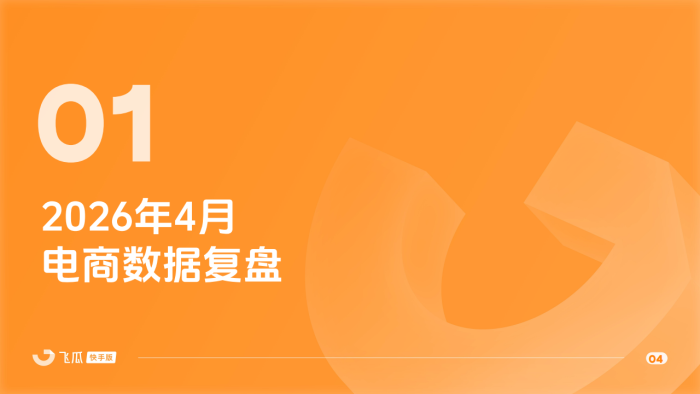 【游戏资讯】飞瓜数据：2026年4月飞瓜快手直播电商月报.pdf-三米星球：游戏人&互联网人终身成长的平台