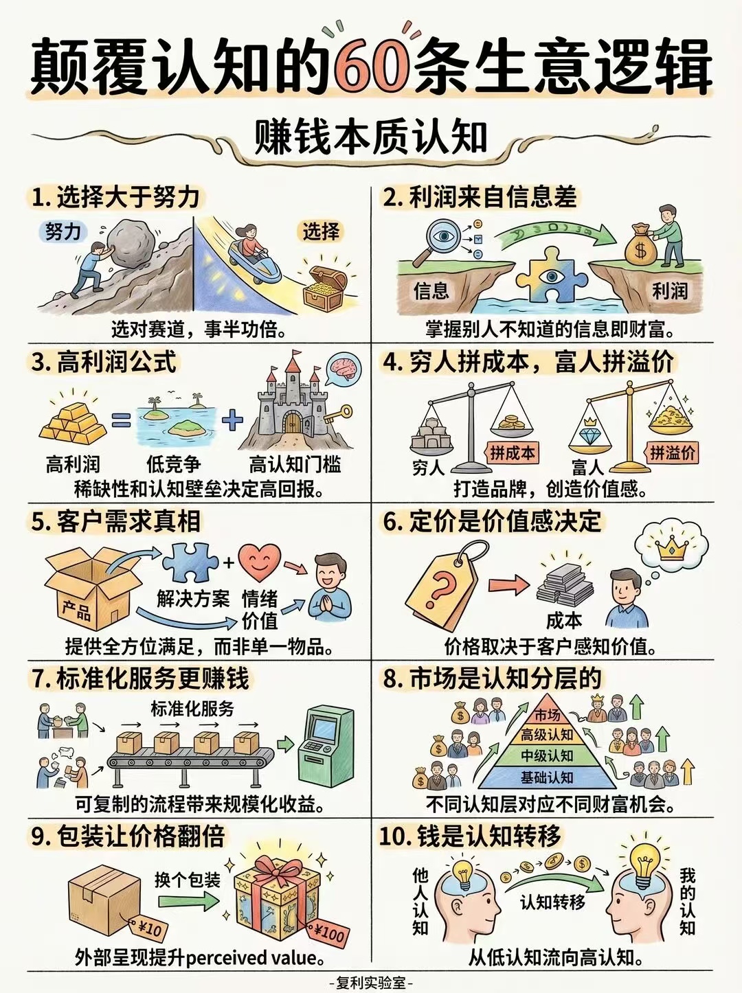 【螃蟹搞钱】关于商业赚钱的本质认知-螃蟹搞钱社区-游戏星球-三米星球：游戏人&互联网人终身成长的平台